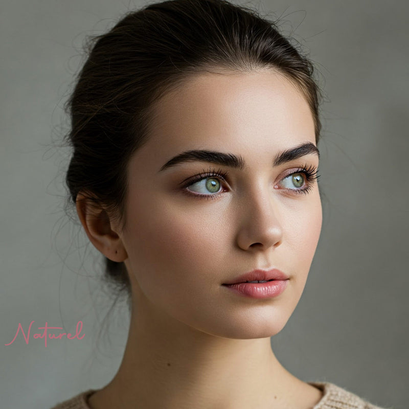 Naturel | Faux cils naturels en fibres de chanvre 100% végétales - Biodégradables - Végan