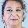 Révélez la splendeur de l'âge mûr une peau mate radieuse de plus de 50 ans. avec les Faux cils Harmonieux de Fadime. Capture avant et après : Sur l'œil droit faux cils Fibres de chanvre 100% végétales et biodégradables, Végan, douceur et durabilité imbattables. Haute qualité, application simple. hypoallergéniques, sans paraben, pour yeux sensibles. Réutilisables 40 fois, bandes transparentes en fibres de coton flexibles assurent confort et tenue inégalée. Augmentez le volume