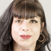 Mettez en avant la splendeur de la jeunesse avec une femme dynamique de 30 ans avec les Faux cils naturel effet Intense de Fadime. Capture avant et après : Sur l'œil gauche faux cils Fibres de chanvre 100% végétales et biodégradables, Végan, douceur et durabilité imbattables. Haute qualité, application simple. hypoallergéniques, sans paraben, pour yeux sensibles. Réutilisables 40 fois, bandes transparentes en fibres de coton flexibles assurent confort et tenue inégalée. Augmentez le volume