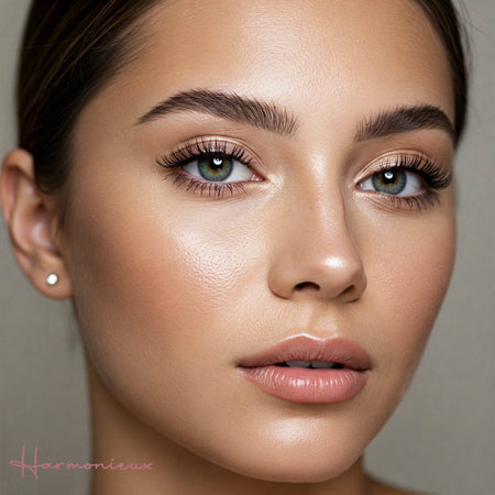 Kit Fadime : Faux Cils 100% Végétales, 3 Effets (naturel, harmonieux, intense), Eyeliner Adhésif Waterproof, Noir/Transparent - Pose Rapide et Facile - 40x Réutilisables