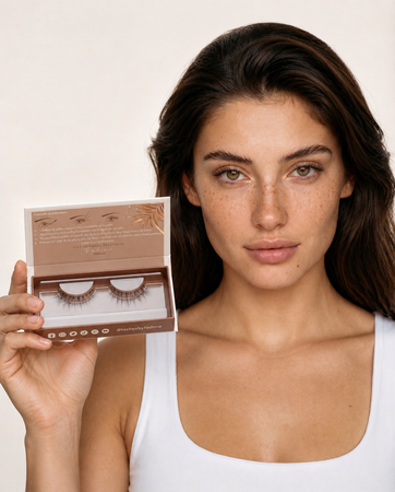 Naturel | Faux cils naturels en fibres de chanvre 100% végétales - Biodégradables - Végan