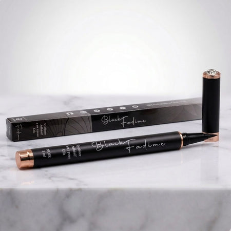 BlackFadime | Eyeliner Adhésif Noir 2 en 1 pour Faux cils - Waterproof - Haute précision - Végan