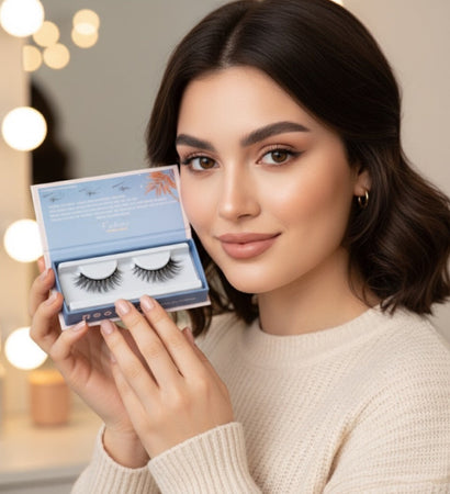 Harmonieux | Faux cils naturels en fibres de chanvre 100% végétales - Biodégradables - Végan